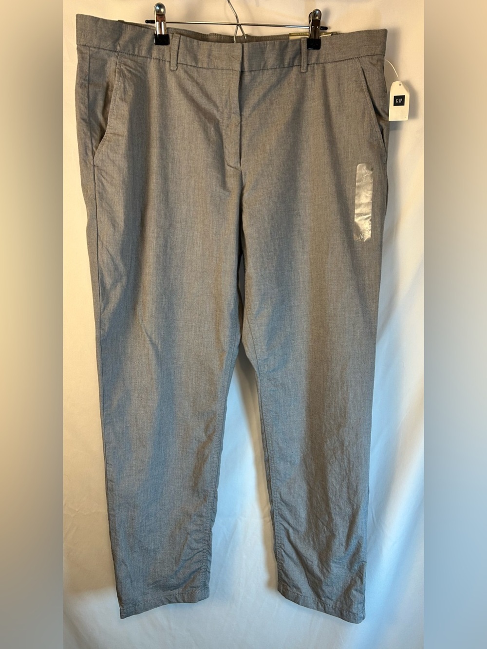 NWT Khakis by Gap Broken-In Straight Pants Gray 16R $49.95